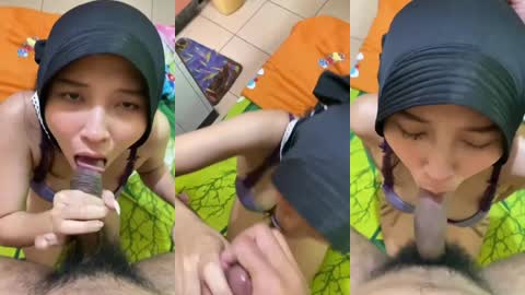 Mahasiswi Malang Jilbab Jago Nyepong threesome